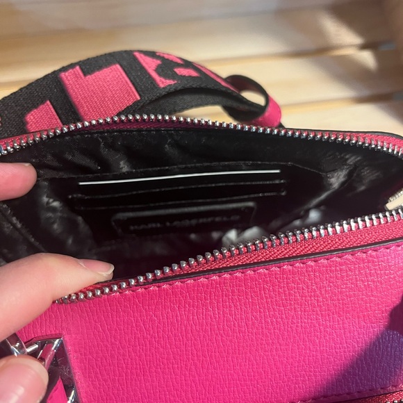 Karl Lagerfeld Pink Studded Women's Bag - Picture 6 of 6